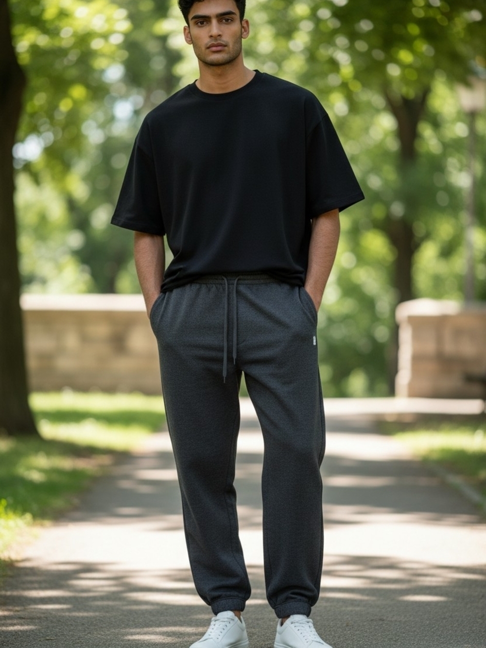 Fruit of the Loom Men’s EverSoft Fleece Sweatpants Charcoal Heather Medium NWOT